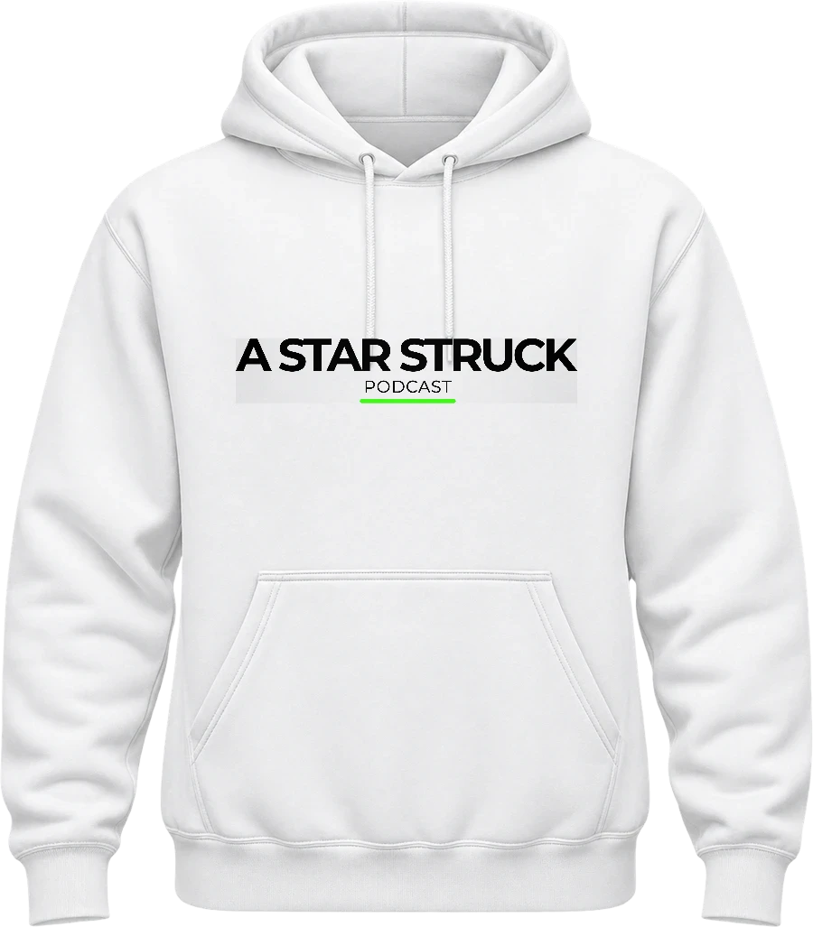 A Star Struck Podcast Hoodie — White