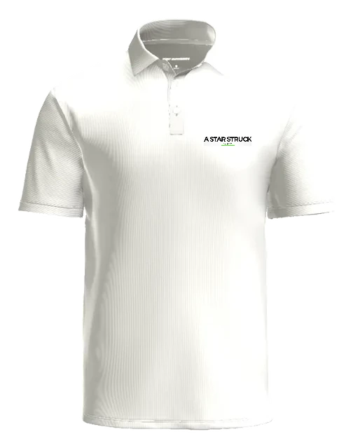 A Star Struck Podcast Polo — White