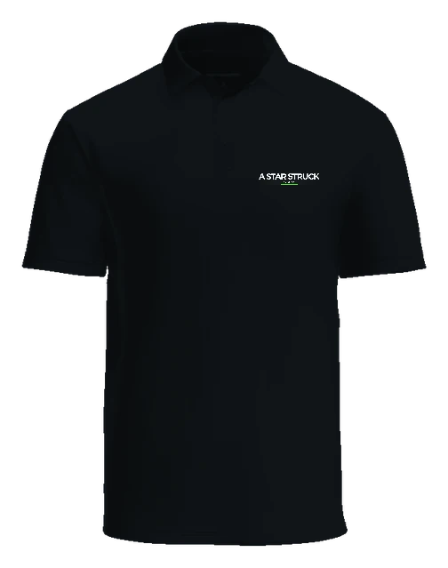A Star Struck Podcast Polo — Black