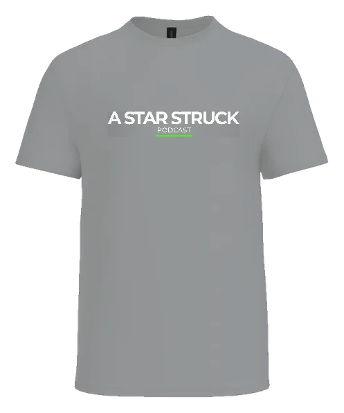 A Star Struck Podcast Tee — Sport Grey front
