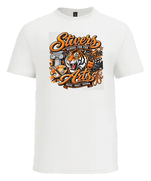 Stivers School for the Arts Tee — White front