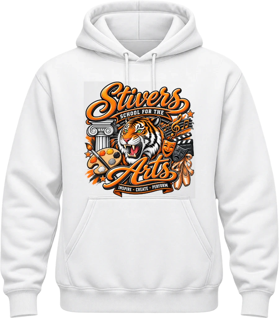 Stivers School for the Arts Hoodie — White