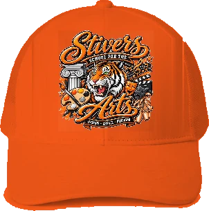 Stivers School for the Arts Trucker Hat — Orange