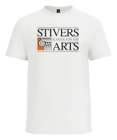 Stivers School for the Arts Tee — White front
