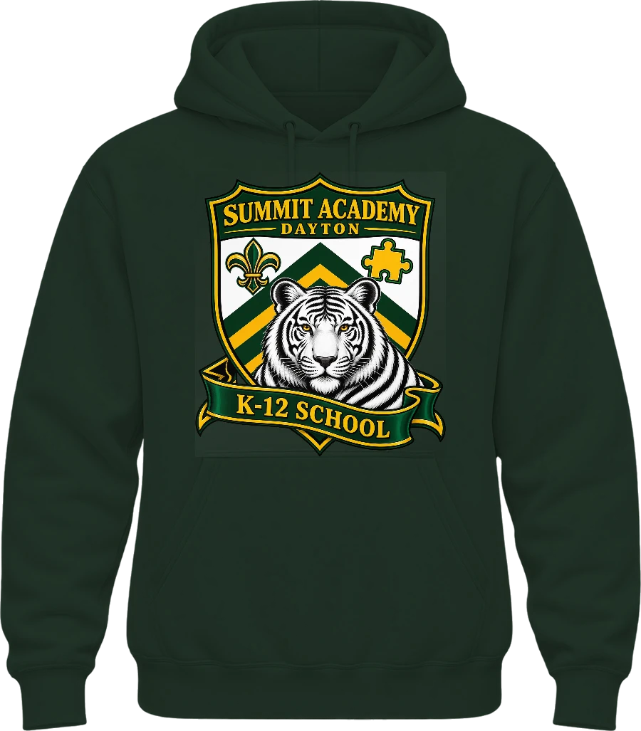 Summit Academy Hoodie — Forest Green