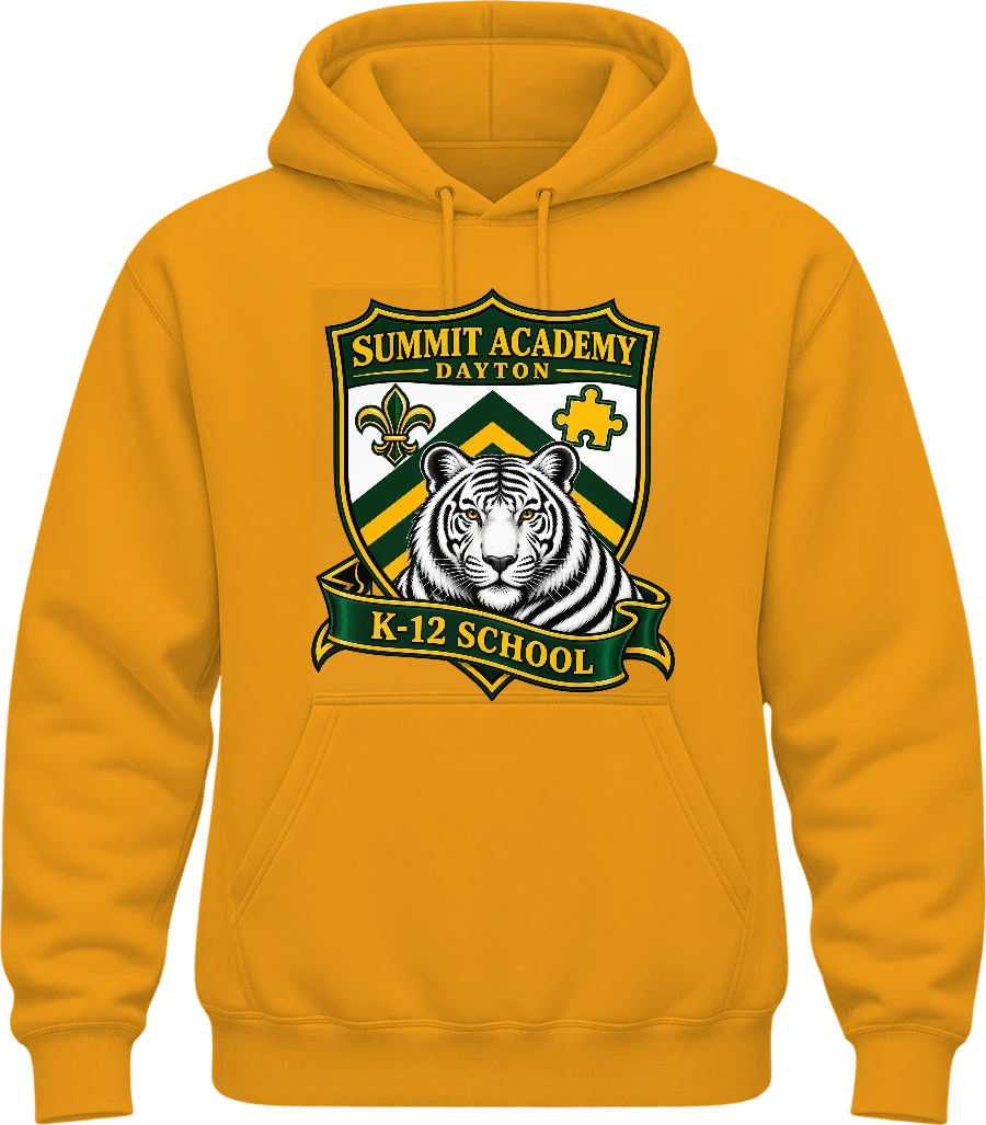 Summit Academy Hoodie — Gold