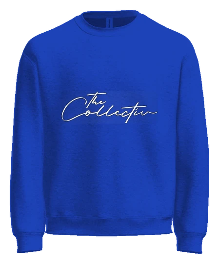 The Collectiv Crewneck — True Royal front