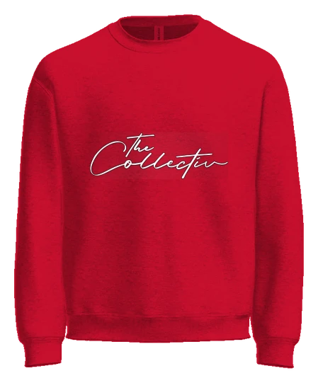 The Collectiv Crewneck — Red front