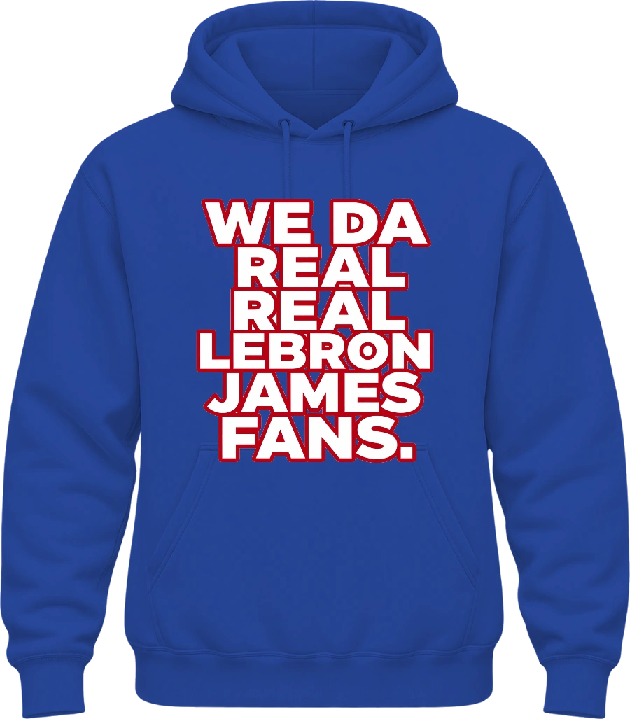 The Locker Room LA Hoodie — Royal front