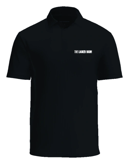 The Locker Room LA Polo — Black front