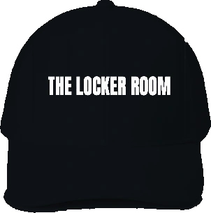 The Locker Room LA Trucker Hat — Black front