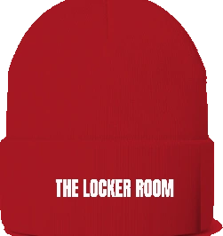 The Locker Room LA Beanie — Red front