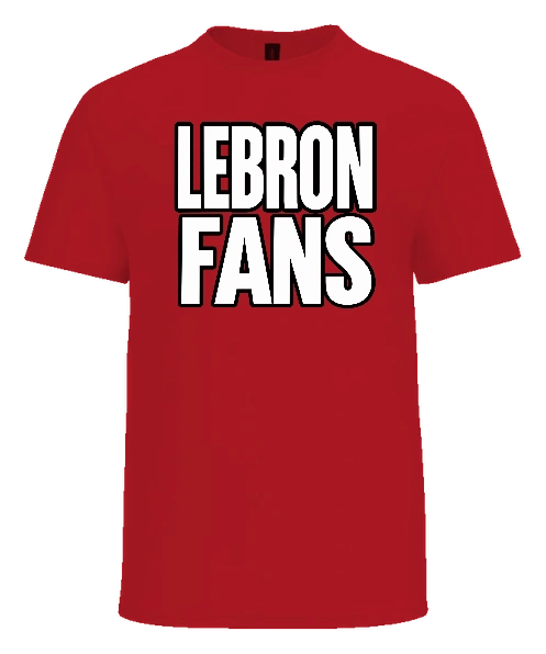 The Locker Room LA Tee — Red front