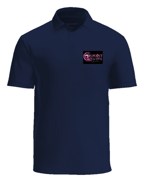 THE OPCA SHOP by On Point Cleaning Authority Polo — Navy front