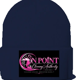 THE OPCA SHOP by On Point Cleaning Authority Beanie — Navy front