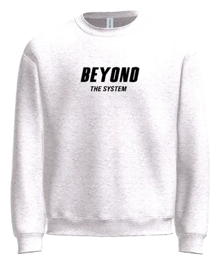 The Wellness Lady Crewneck — White front