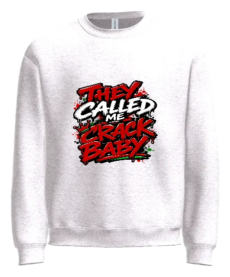 The Wellness Lady Crewneck — White front