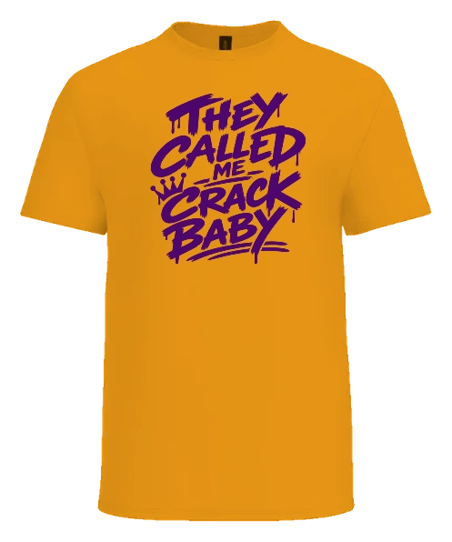 The Wellness Lady Tee — Gold front
