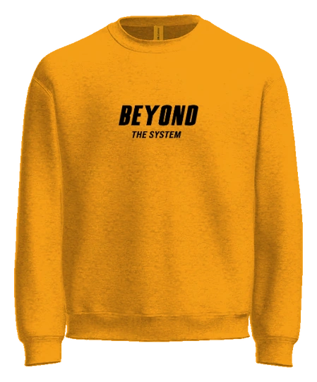 The Wellness Lady Crewneck — Gold front