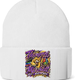 Thurgood Marshall STEM Beanie — White