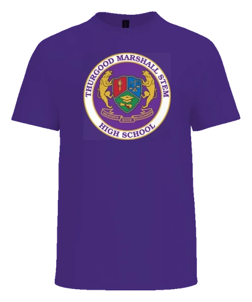 Thurgood Marshall STEM Tee — Purple front