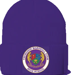Thurgood Marshall STEM Beanie — Purple