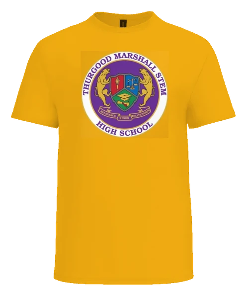 Thurgood Marshall STEM Tee — Gold front