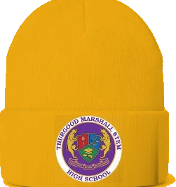 Thurgood Marshall STEM Beanie — Gold