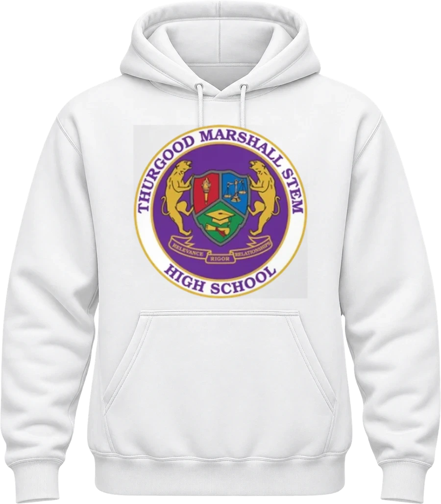 Thurgood Marshall STEM Hoodie — White