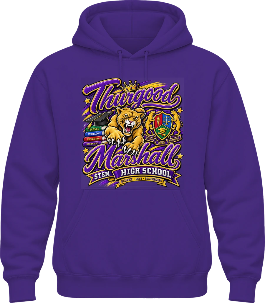 Thurgood Marshall STEM Hoodie — Purple