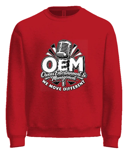 Tommy Owens Merch Crewneck — Red front