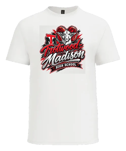 Trotwood-Madison High School Tee — White front
