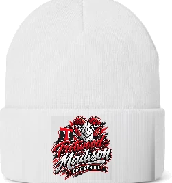 Trotwood-Madison High School Beanie — White