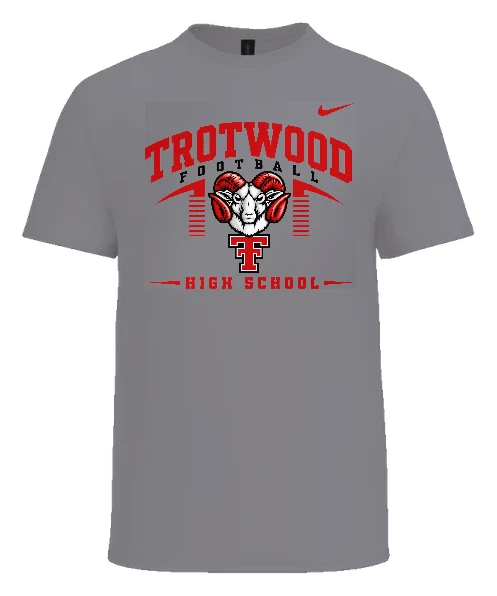 Trotwood-Madison High School Tee — Sport Grey front