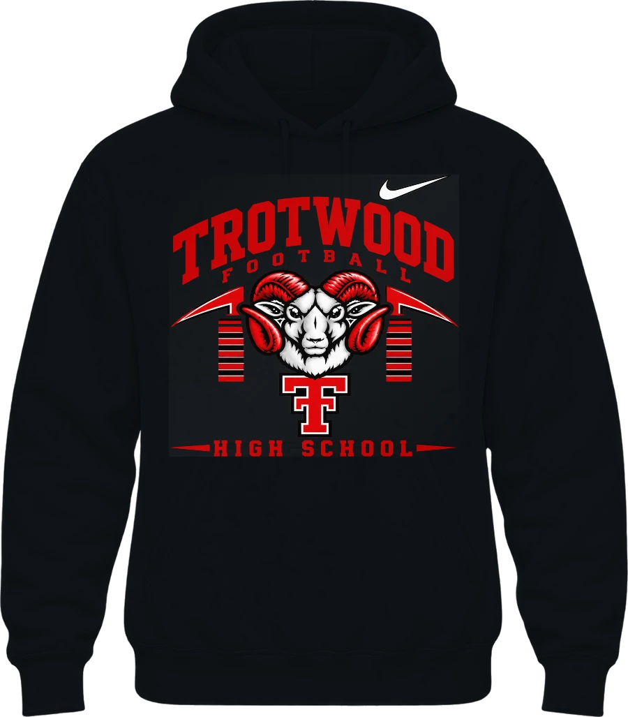 Trotwood-Madison High School Hoodie — Black