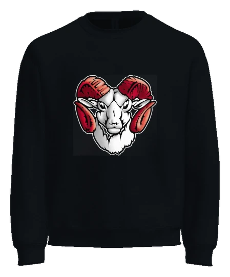 Trotwood-Madison High School Crewneck — Black front