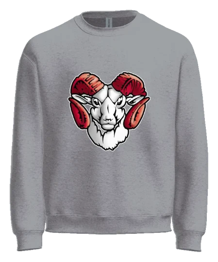 Trotwood-Madison High School Crewneck — Sport Grey front