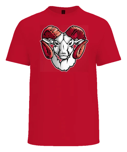 Trotwood-Madison High School Tee — Red front
