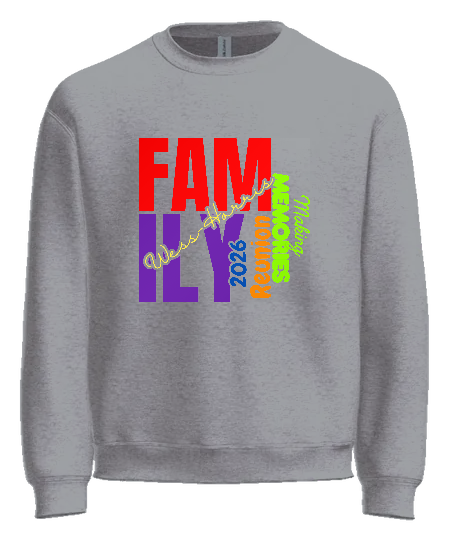 Tshirt Kings Crewneck — Sport Grey front