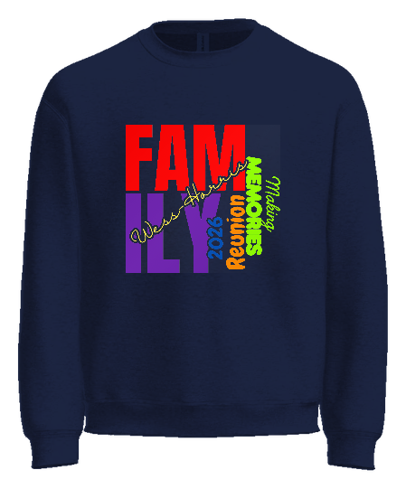 Tshirt Kings Crewneck — Navy front