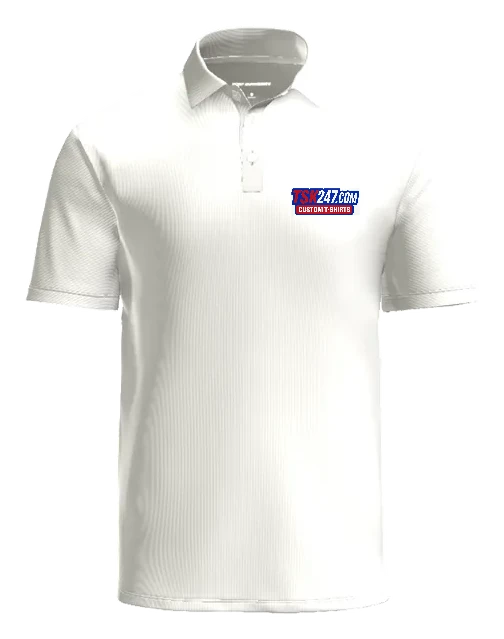 Tshirtkings High School Polo — White