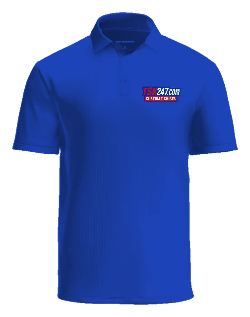 Tshirtkings High School Polo — True Royal