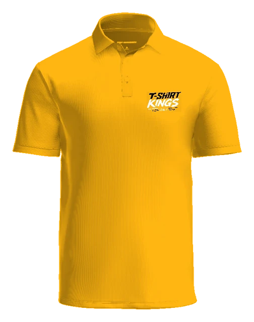 Tshirtkings High School Polo — Gold