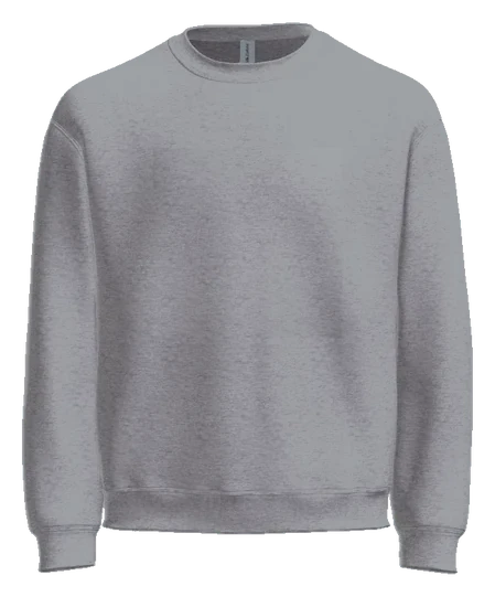 TSK Test Drop Crewneck — Sport Grey front
