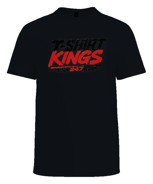 tsk247.com Tee — Black front