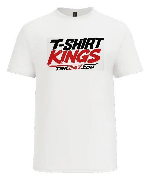 tsk247.com Tee — White front