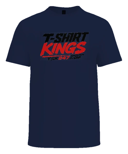 tsk247.com Tee — Navy front