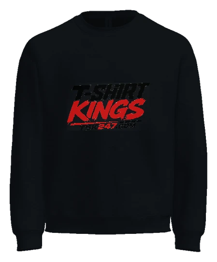tsk247.com Crewneck — Black front