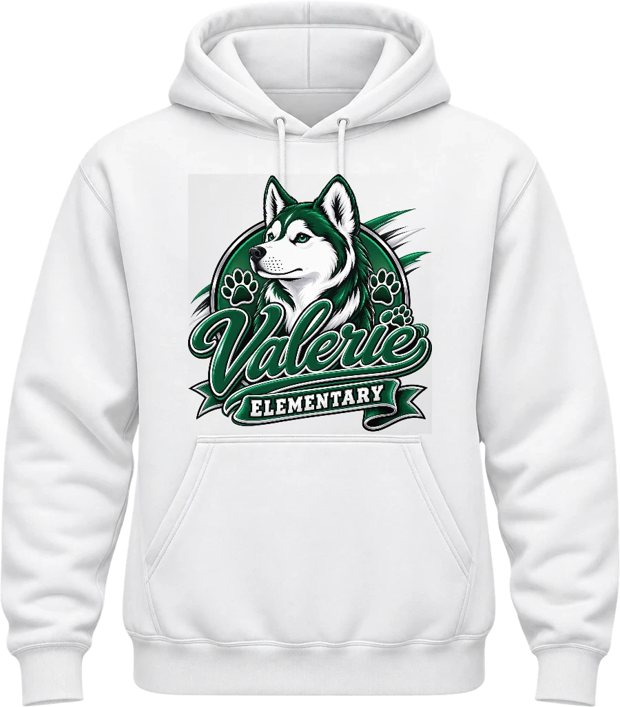 Valerie Elementary Hoodie — White