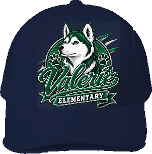 Valerie Elementary Trucker Hat — Navy